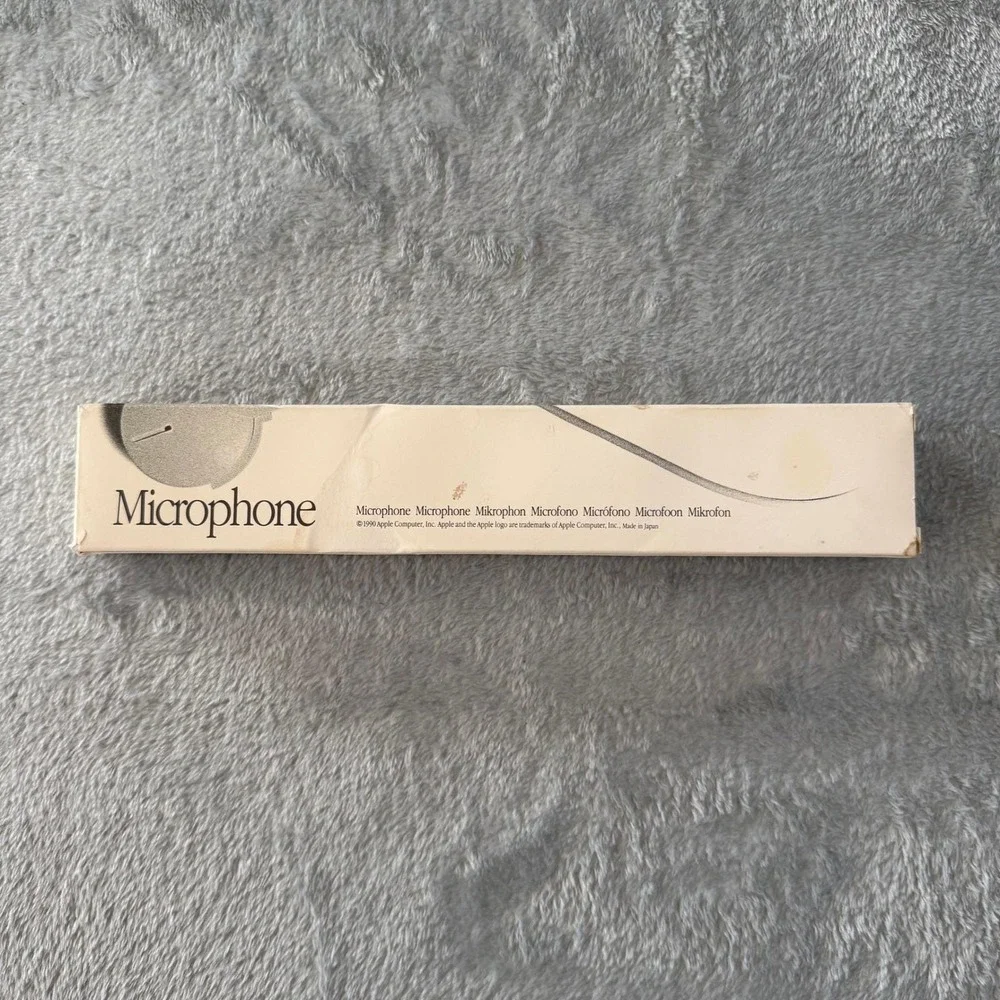 Vintage‎ Apple Macintosh Microphone M9060 – New in Box – 1990s – Rare